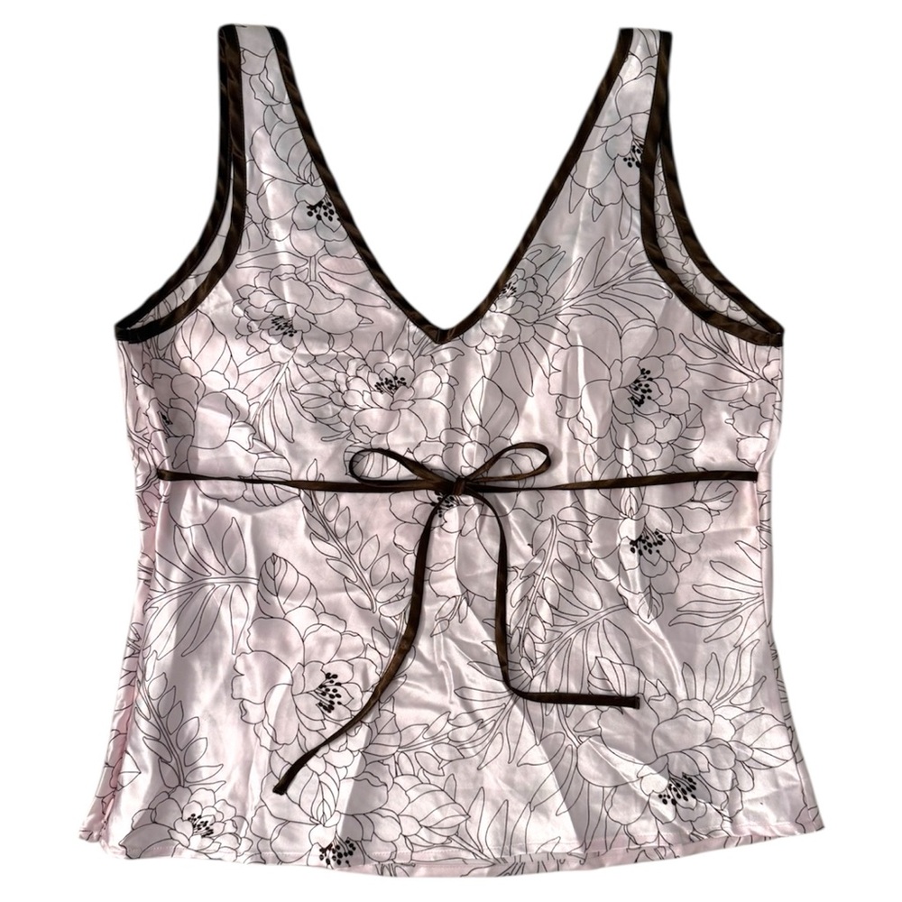 Xhilaration Y2K Floral Slip Top - Picture 2 of 5